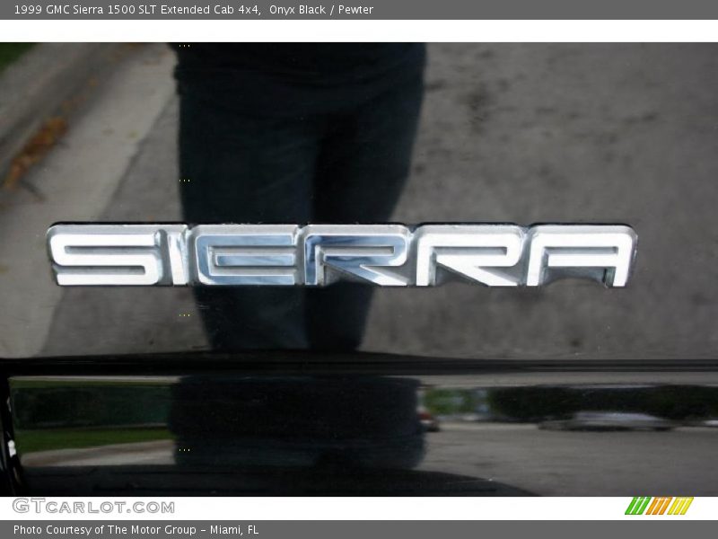 Onyx Black / Pewter 1999 GMC Sierra 1500 SLT Extended Cab 4x4
