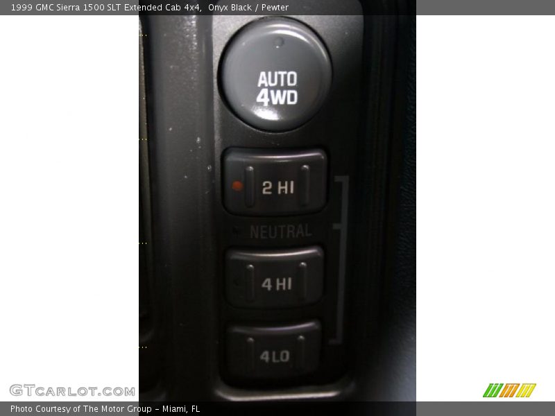 Onyx Black / Pewter 1999 GMC Sierra 1500 SLT Extended Cab 4x4