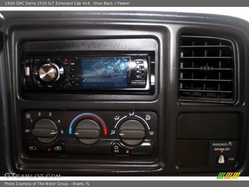 Onyx Black / Pewter 1999 GMC Sierra 1500 SLT Extended Cab 4x4