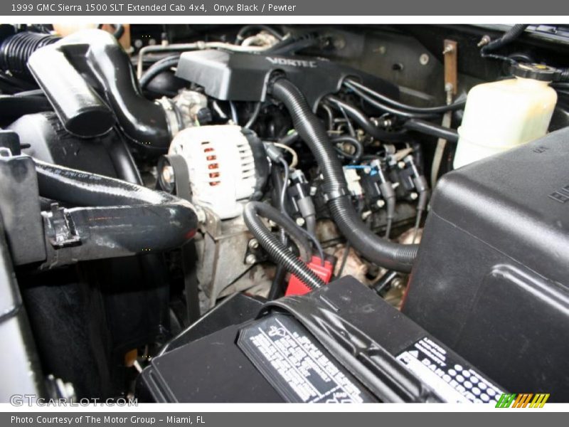 Onyx Black / Pewter 1999 GMC Sierra 1500 SLT Extended Cab 4x4