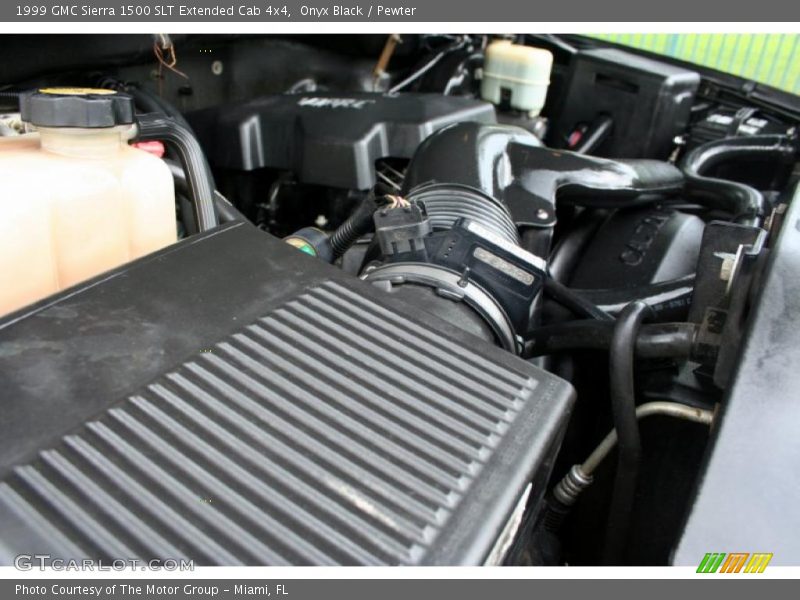 Onyx Black / Pewter 1999 GMC Sierra 1500 SLT Extended Cab 4x4
