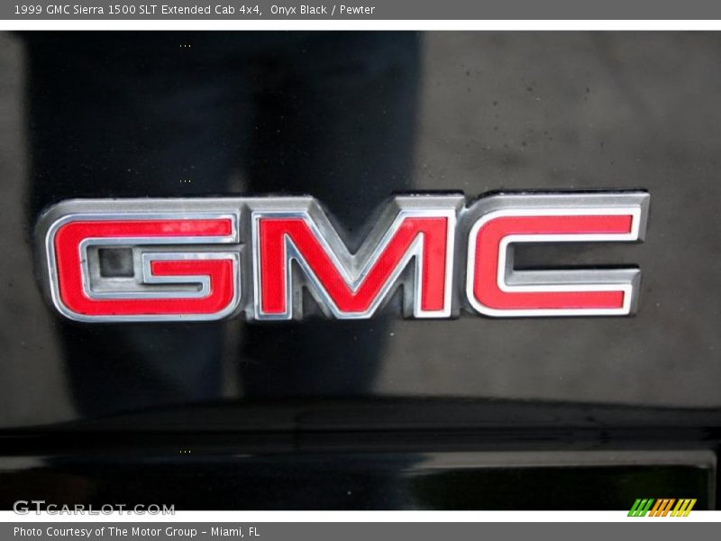 Onyx Black / Pewter 1999 GMC Sierra 1500 SLT Extended Cab 4x4