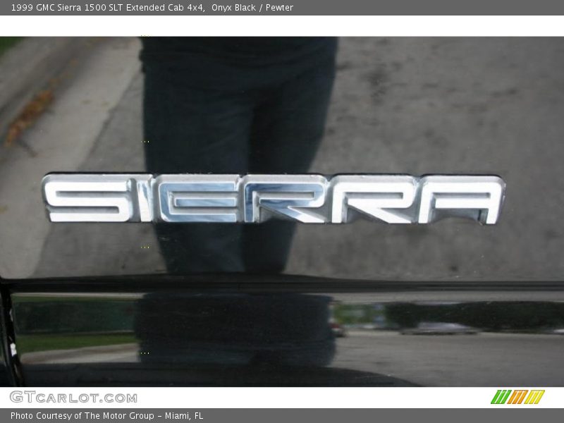 Onyx Black / Pewter 1999 GMC Sierra 1500 SLT Extended Cab 4x4