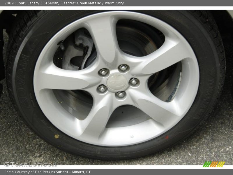 Seacrest Green Metallic / Warm Ivory 2009 Subaru Legacy 2.5i Sedan
