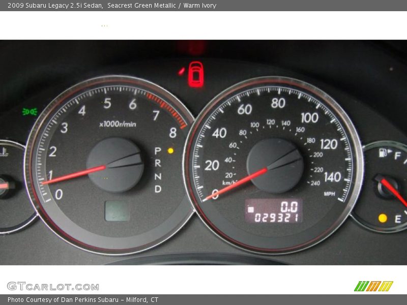 Seacrest Green Metallic / Warm Ivory 2009 Subaru Legacy 2.5i Sedan