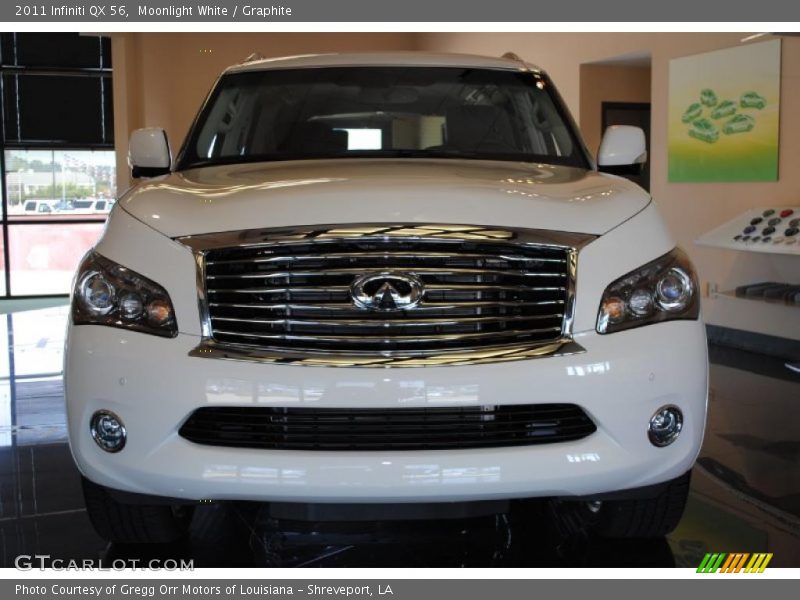 Moonlight White / Graphite 2011 Infiniti QX 56