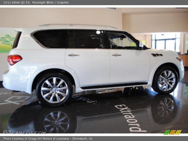 Moonlight White / Graphite 2011 Infiniti QX 56