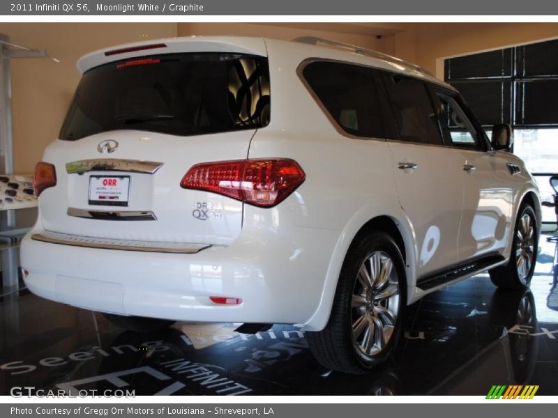 Moonlight White / Graphite 2011 Infiniti QX 56