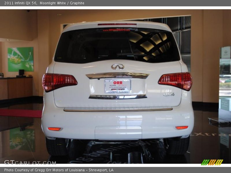 Moonlight White / Graphite 2011 Infiniti QX 56