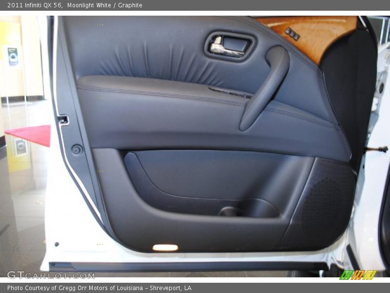 Moonlight White / Graphite 2011 Infiniti QX 56