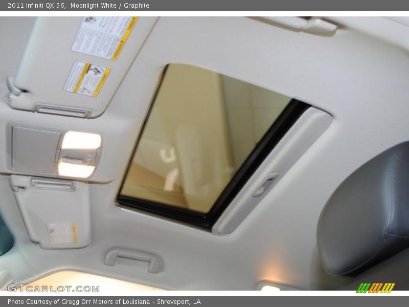 Moonlight White / Graphite 2011 Infiniti QX 56