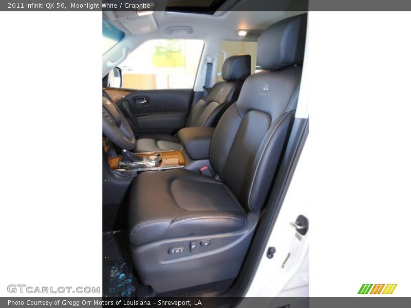 Moonlight White / Graphite 2011 Infiniti QX 56