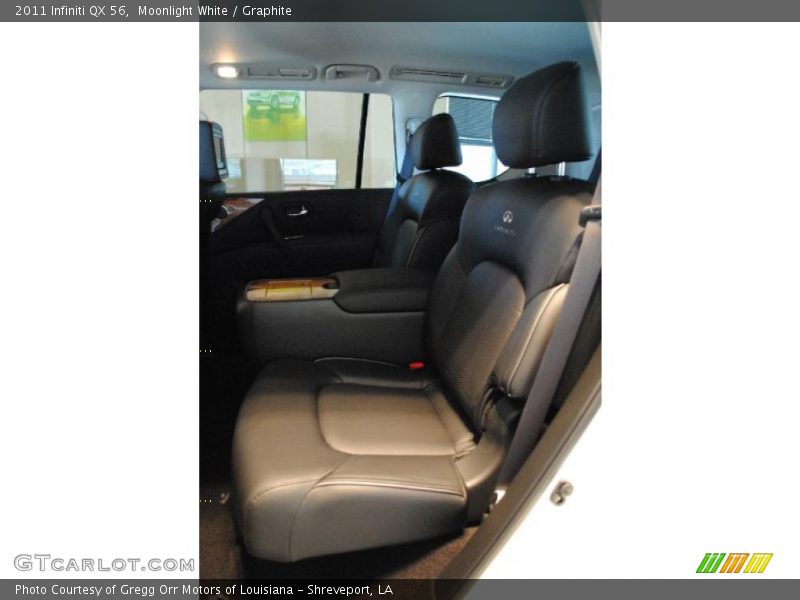 Moonlight White / Graphite 2011 Infiniti QX 56