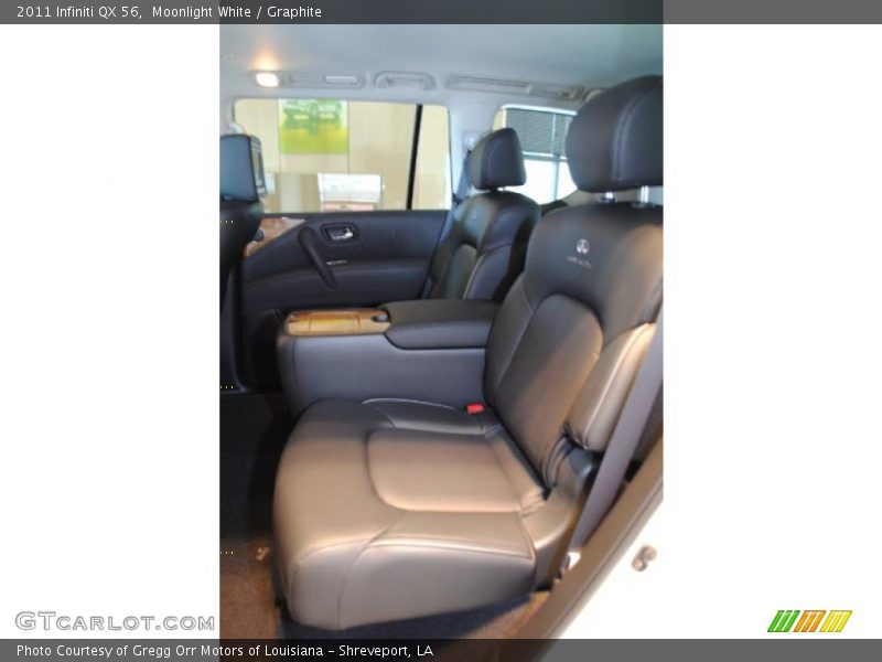 Moonlight White / Graphite 2011 Infiniti QX 56