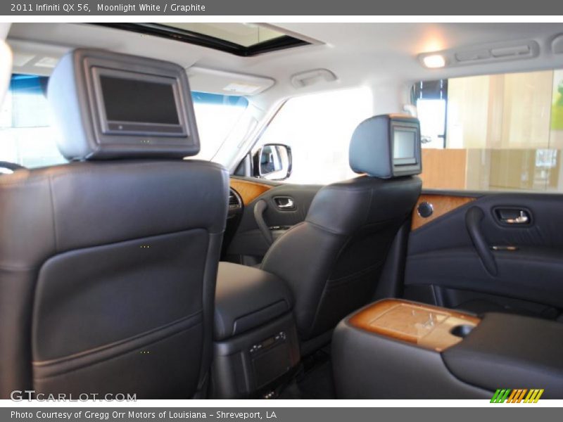 Moonlight White / Graphite 2011 Infiniti QX 56