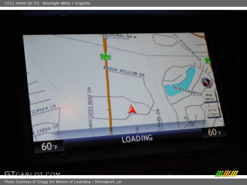 Navigation of 2011 QX 56
