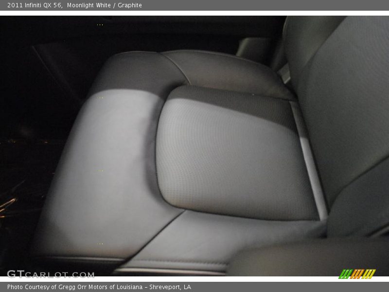 Moonlight White / Graphite 2011 Infiniti QX 56