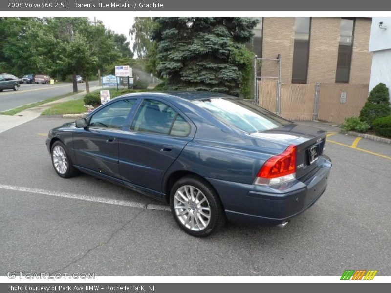 Barents Blue Metallic / Graphite 2008 Volvo S60 2.5T