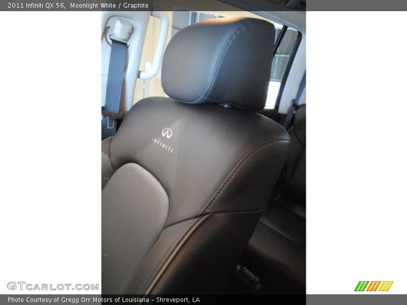 Moonlight White / Graphite 2011 Infiniti QX 56
