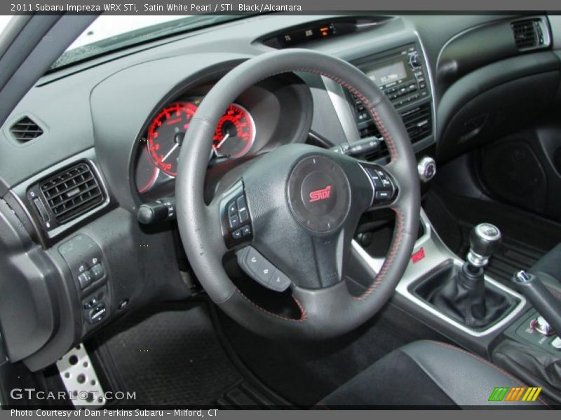 2011 Impreza WRX STi STI  Black/Alcantara Interior