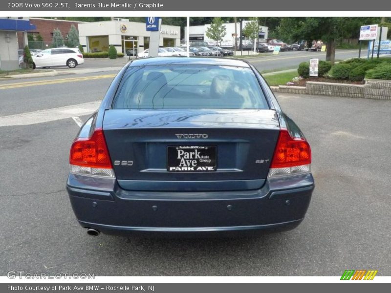 Barents Blue Metallic / Graphite 2008 Volvo S60 2.5T