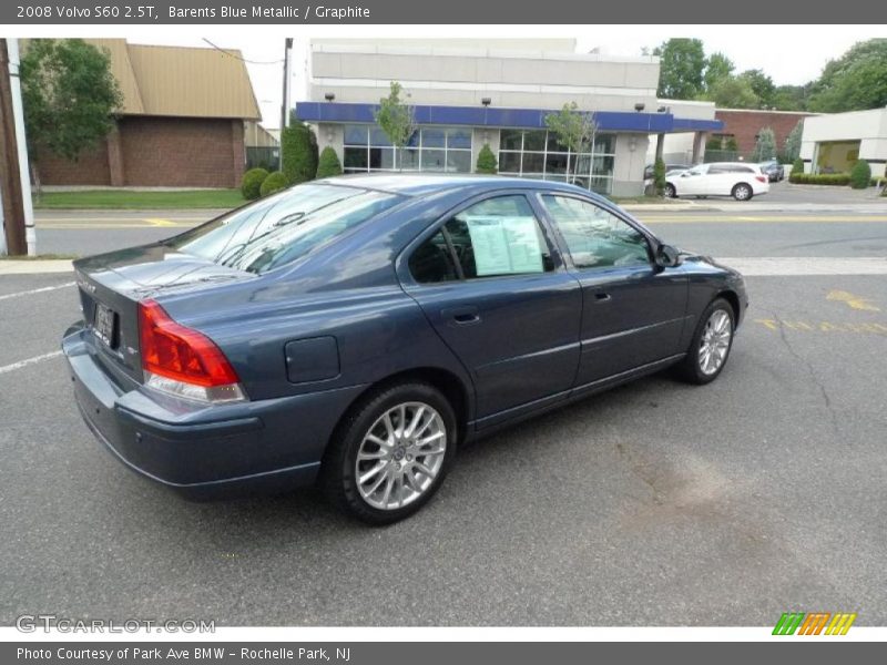 Barents Blue Metallic / Graphite 2008 Volvo S60 2.5T