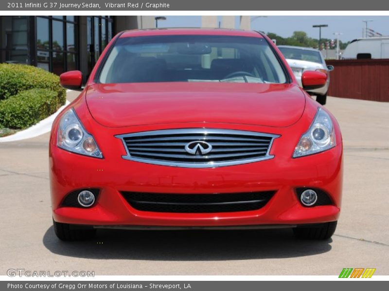 Vibrant Red / Graphite 2011 Infiniti G 37 Journey Sedan