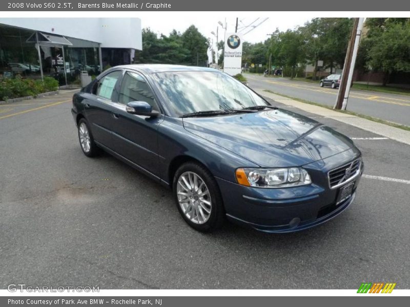 Barents Blue Metallic / Graphite 2008 Volvo S60 2.5T