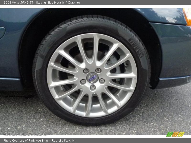 Barents Blue Metallic / Graphite 2008 Volvo S60 2.5T