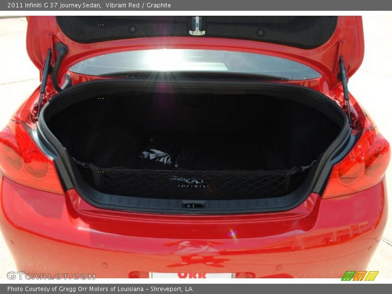 Vibrant Red / Graphite 2011 Infiniti G 37 Journey Sedan