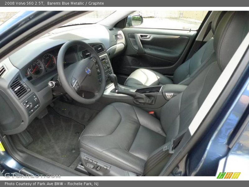 Barents Blue Metallic / Graphite 2008 Volvo S60 2.5T