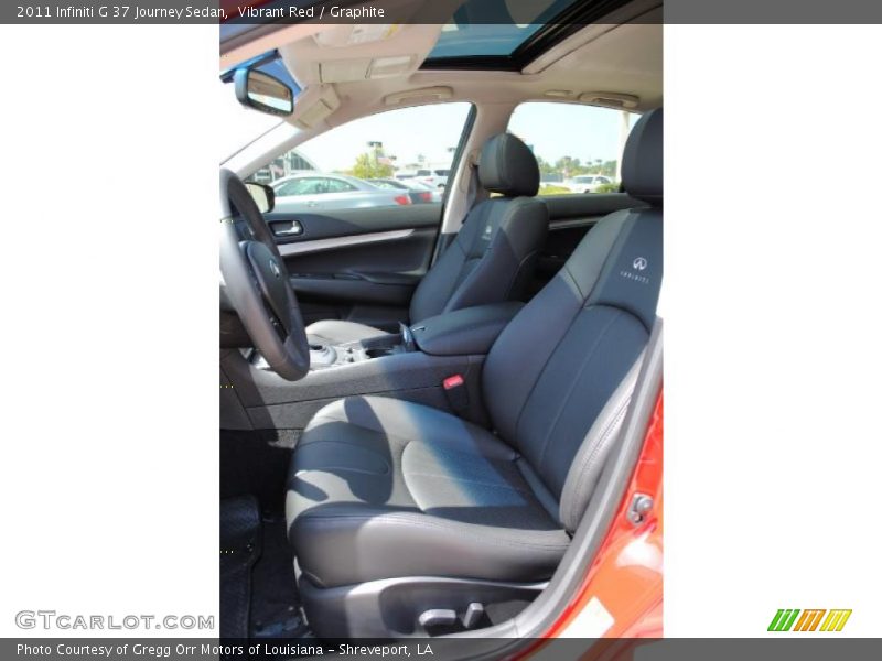 Vibrant Red / Graphite 2011 Infiniti G 37 Journey Sedan