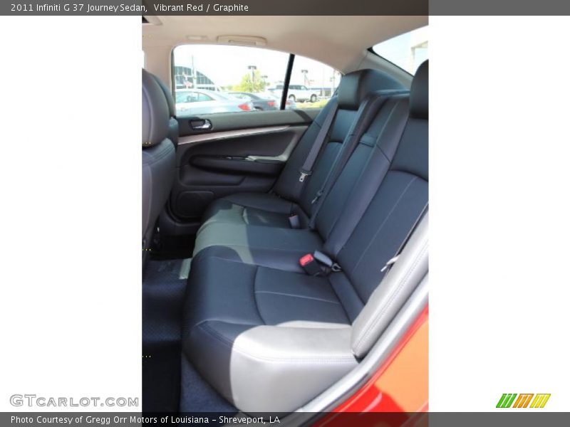 Vibrant Red / Graphite 2011 Infiniti G 37 Journey Sedan