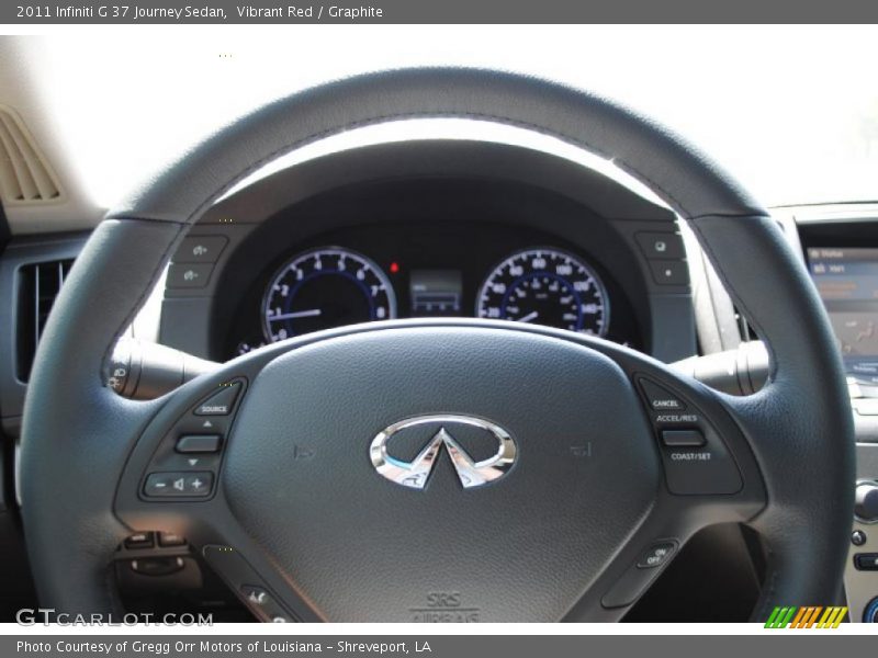 Vibrant Red / Graphite 2011 Infiniti G 37 Journey Sedan