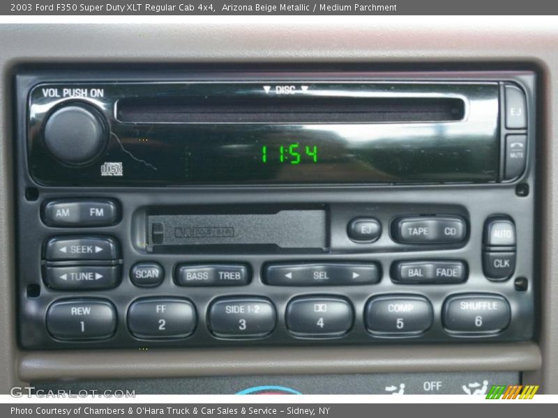 Audio System of 2003 F350 Super Duty XLT Regular Cab 4x4