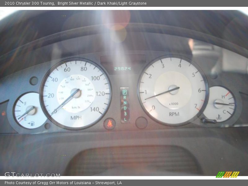 Bright Silver Metallic / Dark Khaki/Light Graystone 2010 Chrysler 300 Touring
