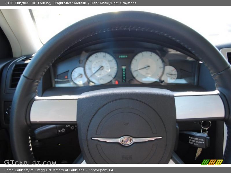 Bright Silver Metallic / Dark Khaki/Light Graystone 2010 Chrysler 300 Touring