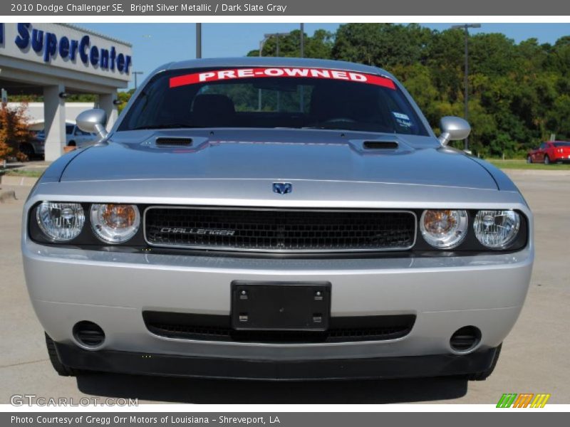 Bright Silver Metallic / Dark Slate Gray 2010 Dodge Challenger SE