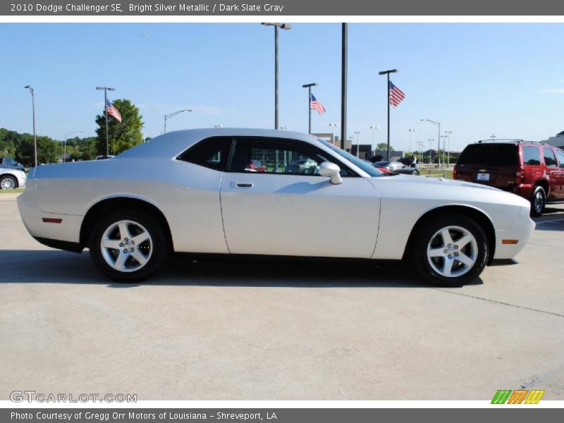 Bright Silver Metallic / Dark Slate Gray 2010 Dodge Challenger SE