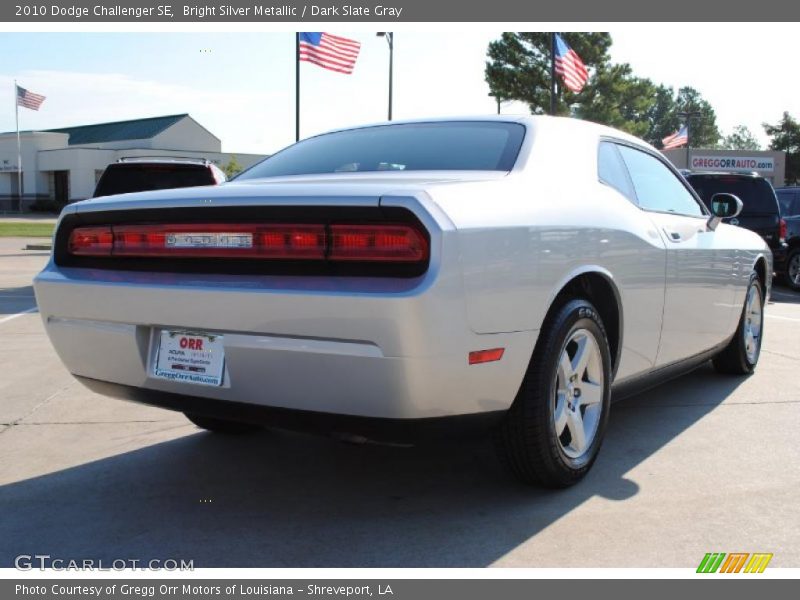 Bright Silver Metallic / Dark Slate Gray 2010 Dodge Challenger SE