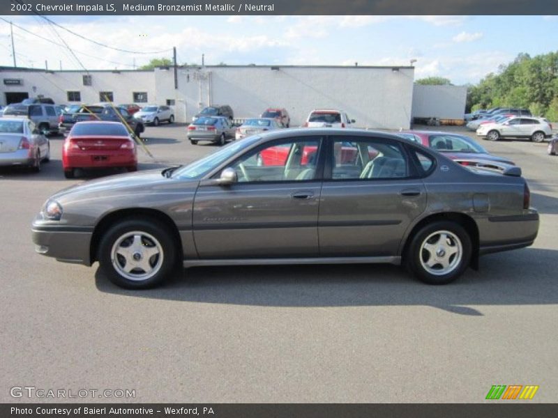 Medium Bronzemist Metallic / Neutral 2002 Chevrolet Impala LS