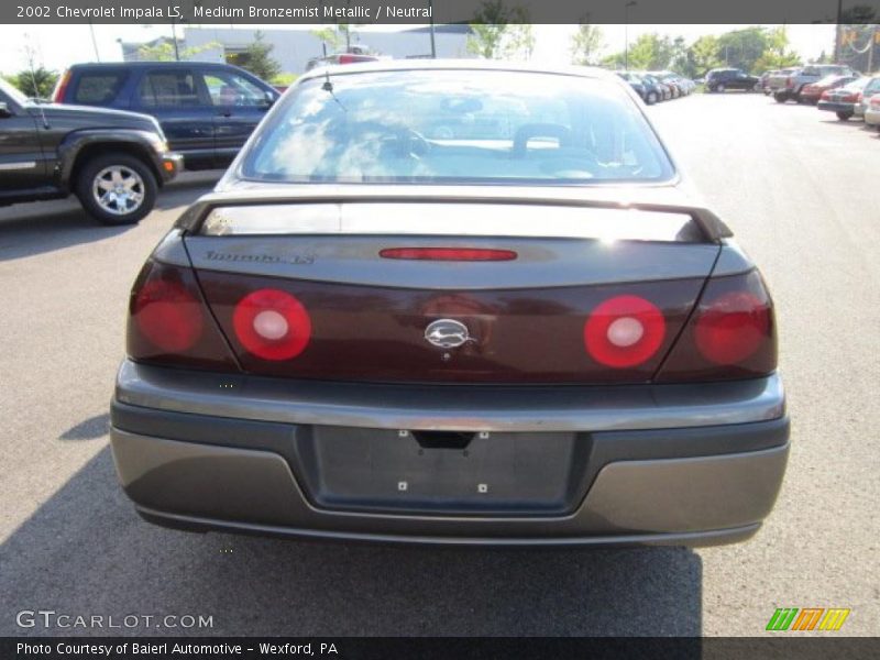 Medium Bronzemist Metallic / Neutral 2002 Chevrolet Impala LS