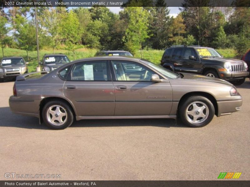 Medium Bronzemist Metallic / Neutral 2002 Chevrolet Impala LS