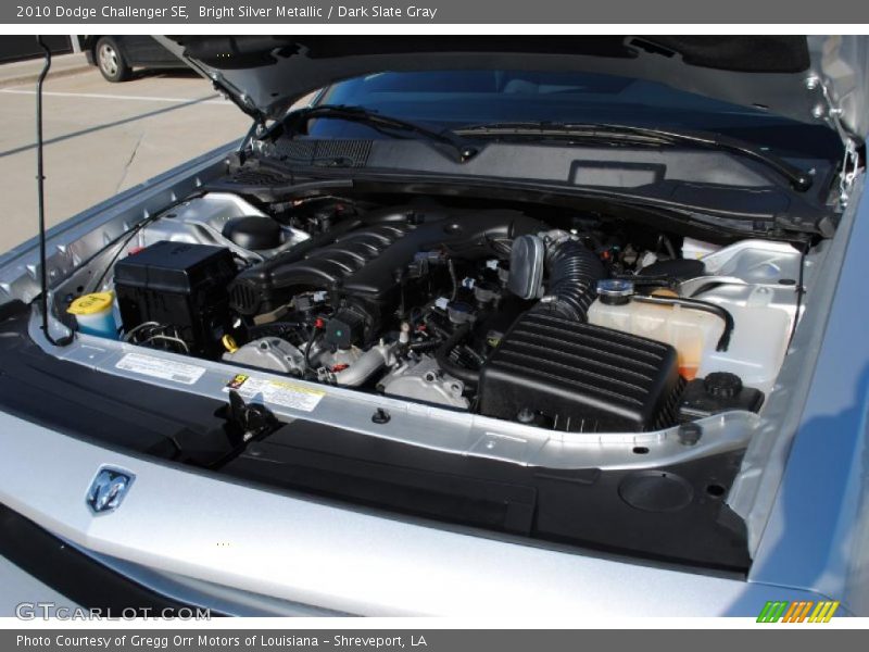 Bright Silver Metallic / Dark Slate Gray 2010 Dodge Challenger SE