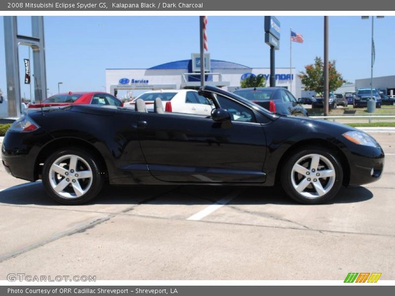 Kalapana Black / Dark Charcoal 2008 Mitsubishi Eclipse Spyder GS