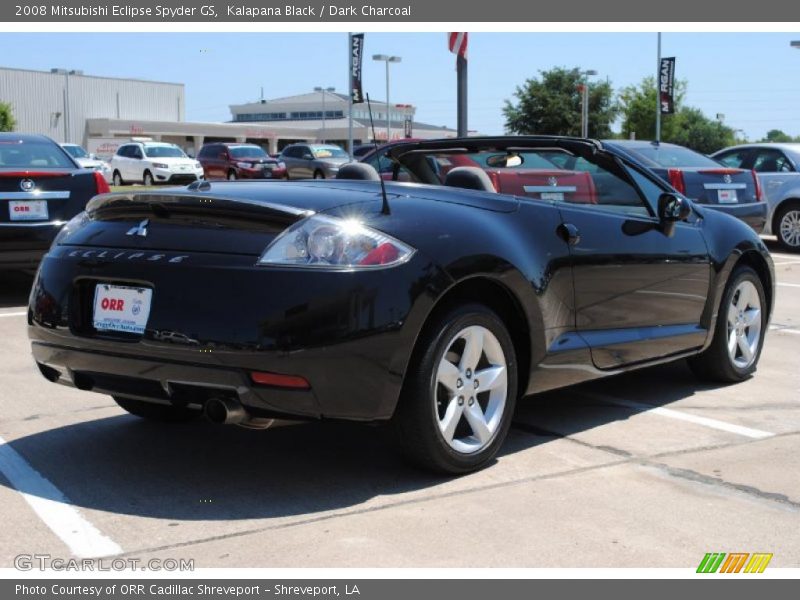 Kalapana Black / Dark Charcoal 2008 Mitsubishi Eclipse Spyder GS