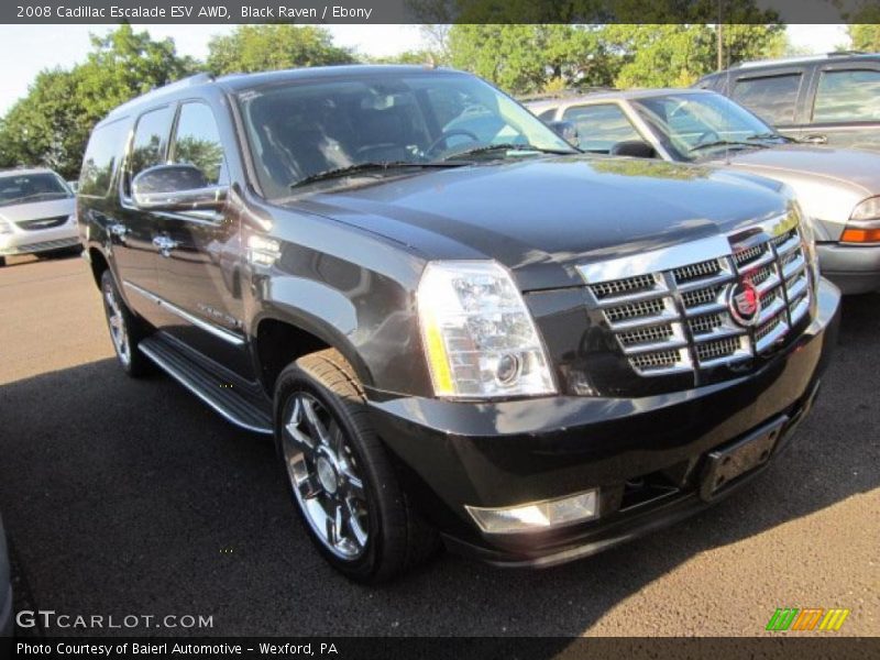 Black Raven / Ebony 2008 Cadillac Escalade ESV AWD