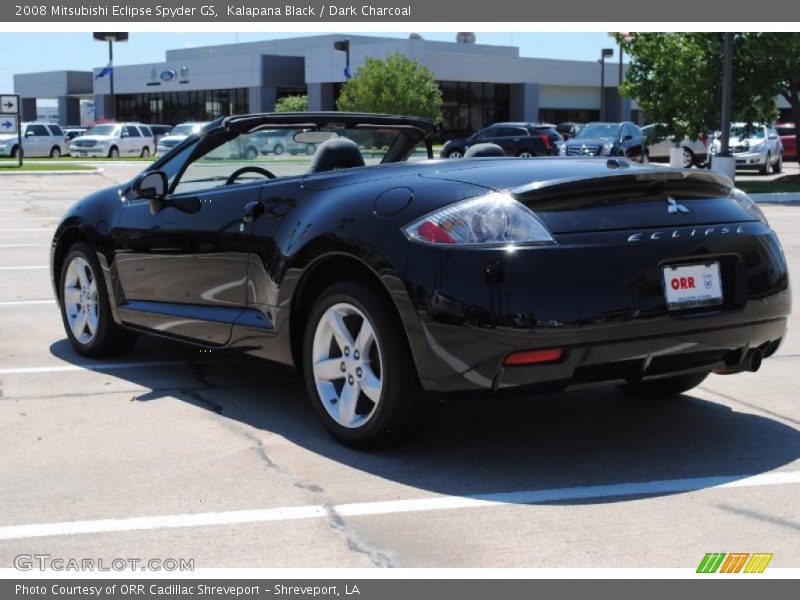 Kalapana Black / Dark Charcoal 2008 Mitsubishi Eclipse Spyder GS