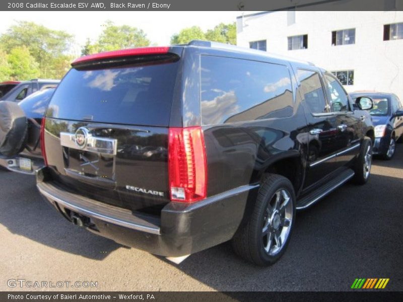 Black Raven / Ebony 2008 Cadillac Escalade ESV AWD