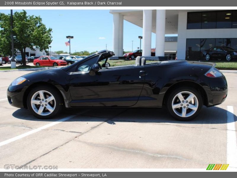 Kalapana Black / Dark Charcoal 2008 Mitsubishi Eclipse Spyder GS